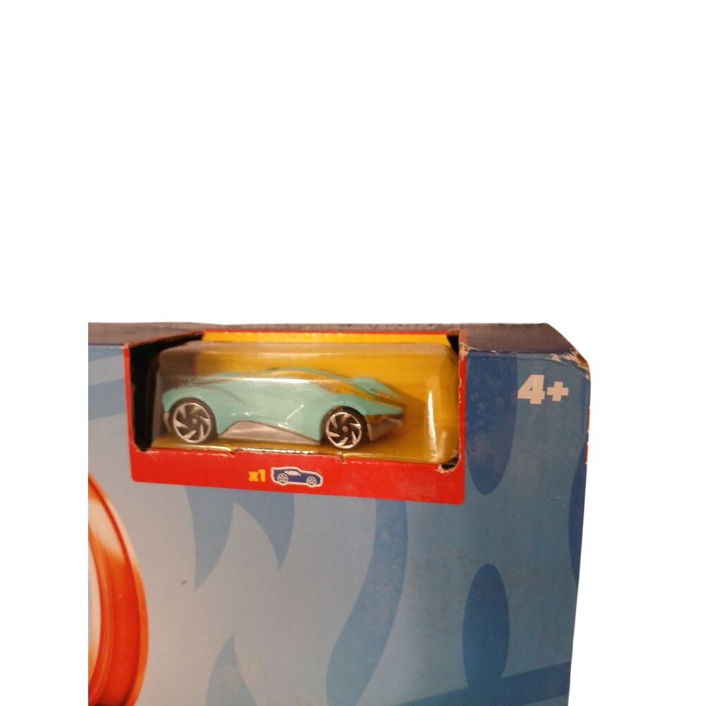 Hot Wheels Track Builder Double Looping Split Loop Pack New Sealed w 1 Car Boys - Picture 6 of 8